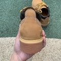 Low            Shoes Premium Waterproof Men            Boots Oxford Wheat Nubuck 11