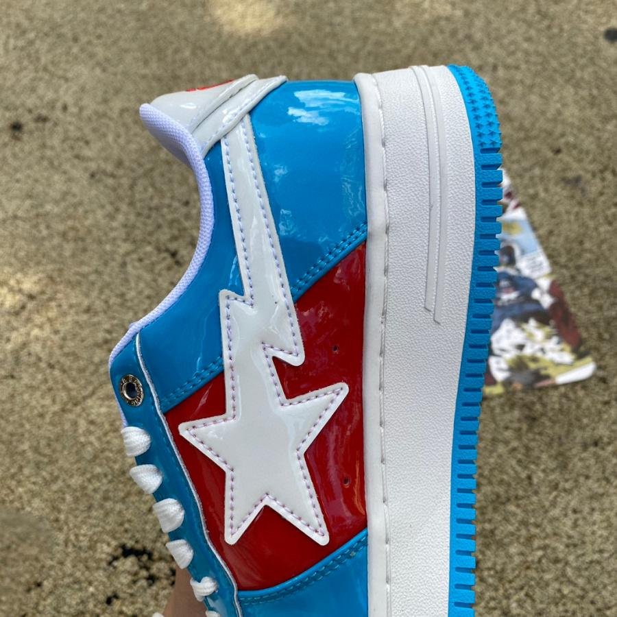 Marvel x Bape STA Sneakers Captain America Shoes Fashion Board Shoes Gift 5