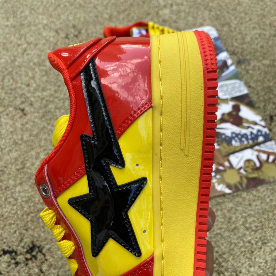 Iron Man Sneakers Marvel x Bape STA Shoes Marvel Fans' Must-have Shoes Gift 5