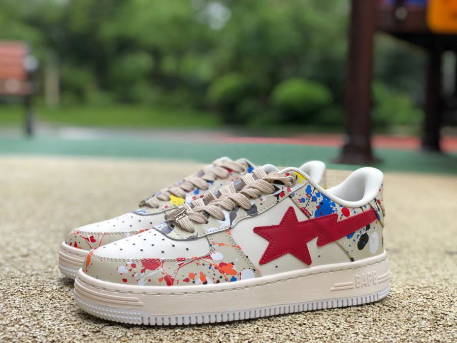 New BAPE STA SK8 Shoes Bape Casual Shoes Low Graffiti Bape Shoes