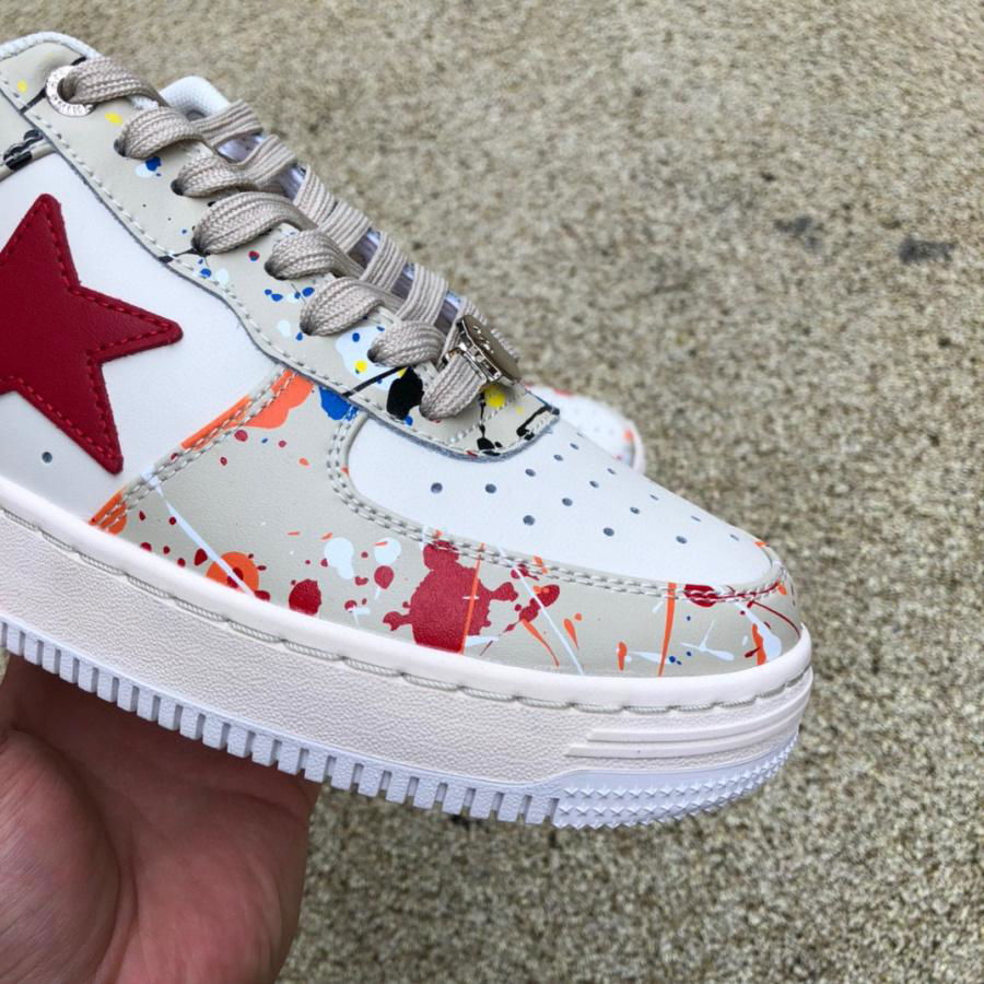 New BAPE STA SK8 Shoes Bape Casual Shoes Low Graffiti Bape Shoes 4