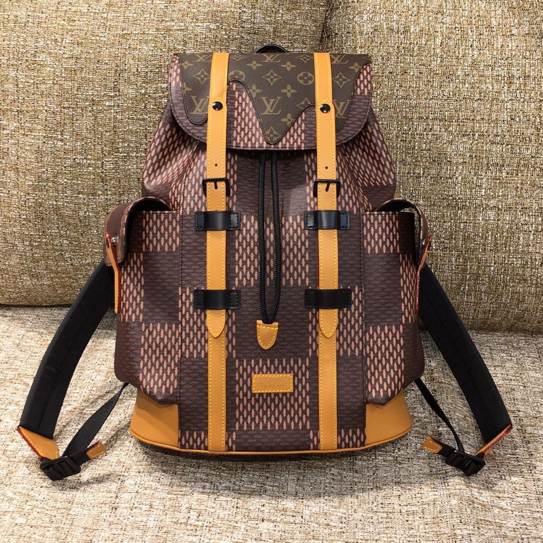NIGO x     ookbags Top Quality M45341     onogram Backpacks     ravelling Bags