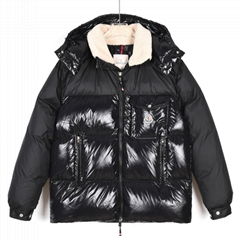         FW22 BAYUDA Winter Coats Goose Down Lambswool Neckline New Downjackets