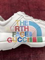 The North Face Gucci Rhyton Sneakers Unisex Gucci Sports Shoes New Gucci Shoes