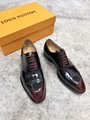 Classic     eather Shoes Burgundy Men's               Formal Shoes for Business 6