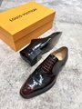Classic     eather Shoes Burgundy Men's               Formal Shoes for Business 3