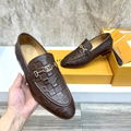 LV Vendome Flex Loafers Louis Vuitton Men Leather Shoes LV Monogram Shoes