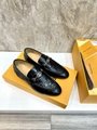 LV Vendome Flex Loafers Louis Vuitton Men Leather Shoes LV Monogram Shoes