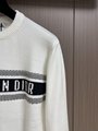      2023FW Knitted Sweater CD Fashion Sweaters White      Jumpers New Arrival 4