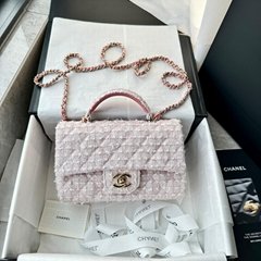 24ss Chanel Clutches Chanel Women Purses Woolen Cloth Handbags Chanel Premium