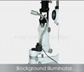 Background illuminator for slit lamp