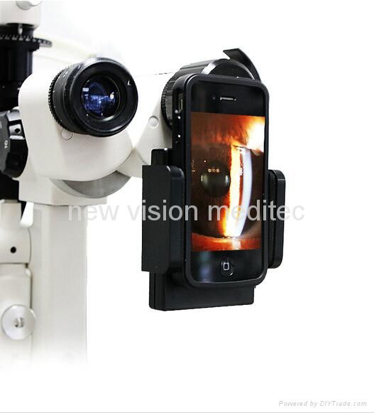 universal smartphone adaptor for slit lamp