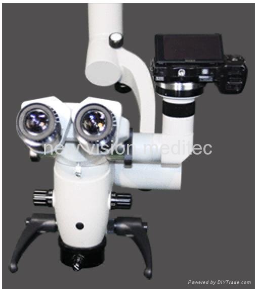 Camera adapter for digitalizing operation microscope