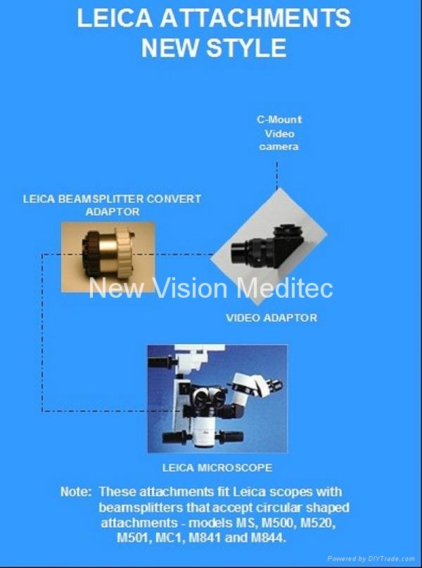 HD CCD Adaptor, Video camera, beam splitter, software for Operating Microscope 4