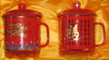 中国红瓷茶杯 4