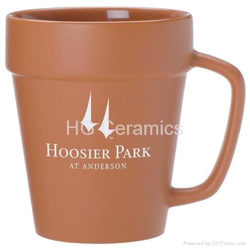 Flower pot mug