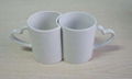 Love Mug, love handle mug, sublimation coated 2