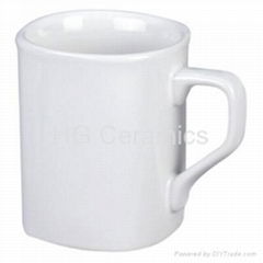 Square mug, sublimation coated