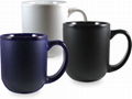 Glossy inside,matte outside mug,16oz