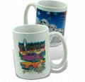 photo mug,sublimation coated 