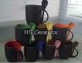color changing spoon mug ,Magic mug  3