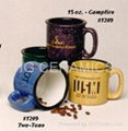 camp mug with speckles 2