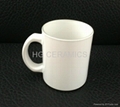  11oz white sublimation glass mug  1