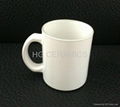  11oz white sublimation glass mug 