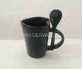 Heart shaped spoon mug