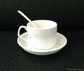 Sublimation 5oz cup with saucer 1