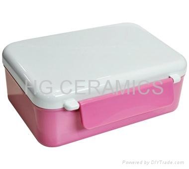 Sublimation Lunch Box-white  2