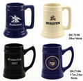 Ceramic beer steins