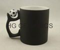 Football color change mug ,matte finished .  Football mug  3