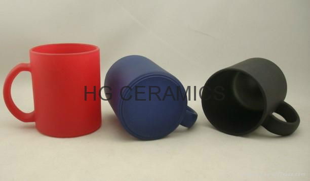 11OZ color change glass mug ,  glass mug 5