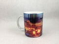 Sublimation siliver color mug , with printing  1