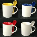 11oz inner color spoon  mug  1