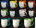 11oz sublimation spoon mug