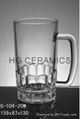 22oz Glass beer steins 1