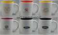 11oz Spray white  color mug with laser