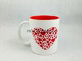 11oz mug with laser color  logo