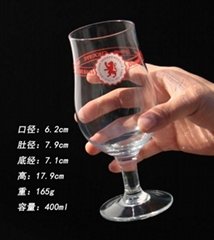 400 ml  Glass mug  , Red wine glass , goblet 