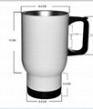 Stainless steel travel mug, sublimation coated,Car mug 