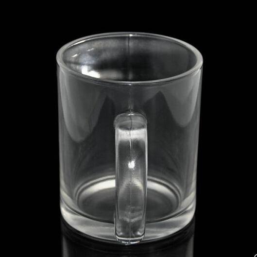 11oz Sublimation clear glass mug   2
