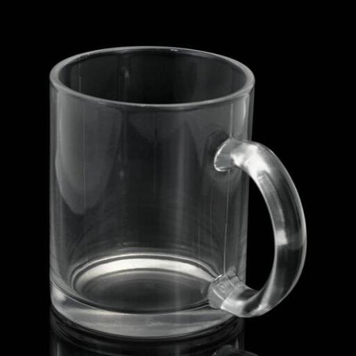 11oz Sublimation clear glass mug   3