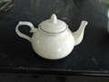 Bone China teapot , pumpkin shape   2