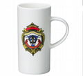 pillar bone china mug