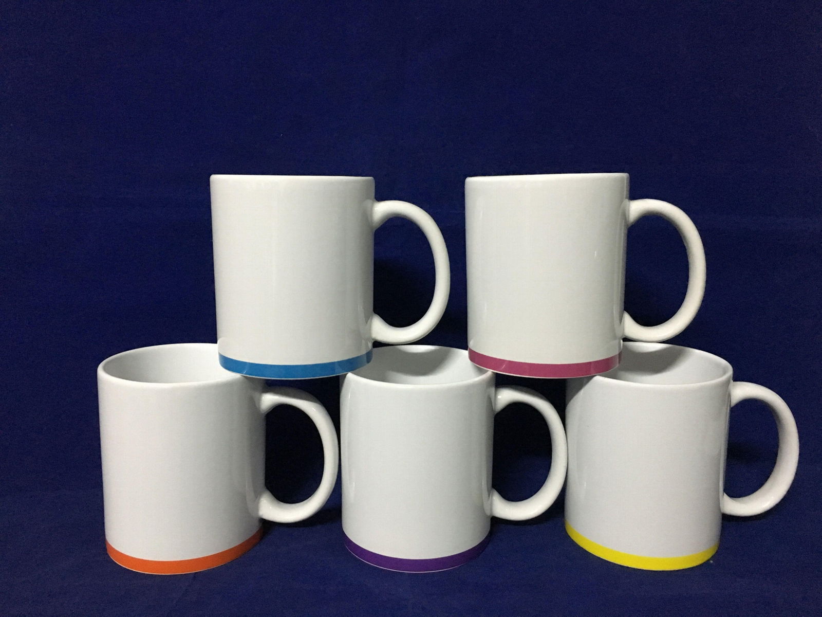 Sublimation  Mug with color band