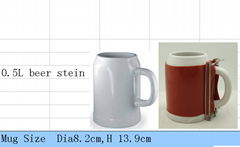 0.5L beer stein wrap