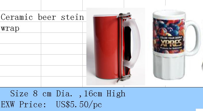 ceramic beer stein clamp