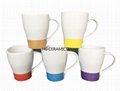 Color Band Coffee Mug - 14 oz.